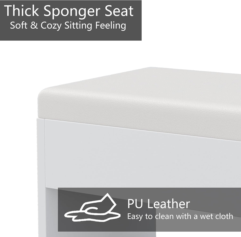 5-Drawer LED Mirror Vanity Desk - Vektaya